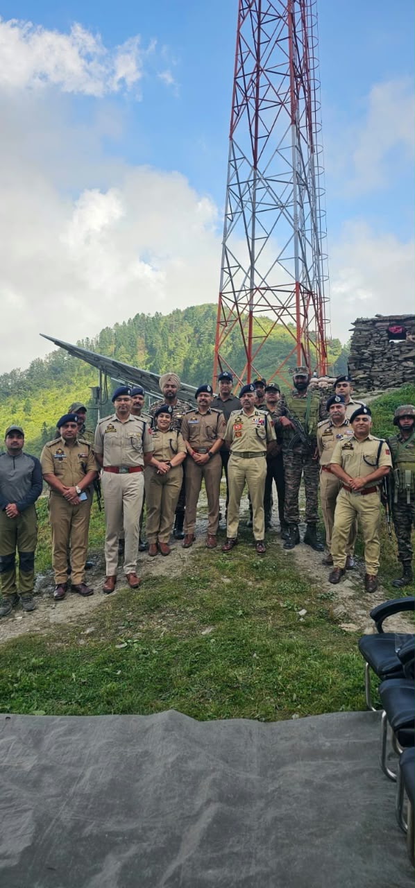'DGP Nalin Prabhat Visits Joint TOB at Doda-Kathua-Udhampur Trijunction'