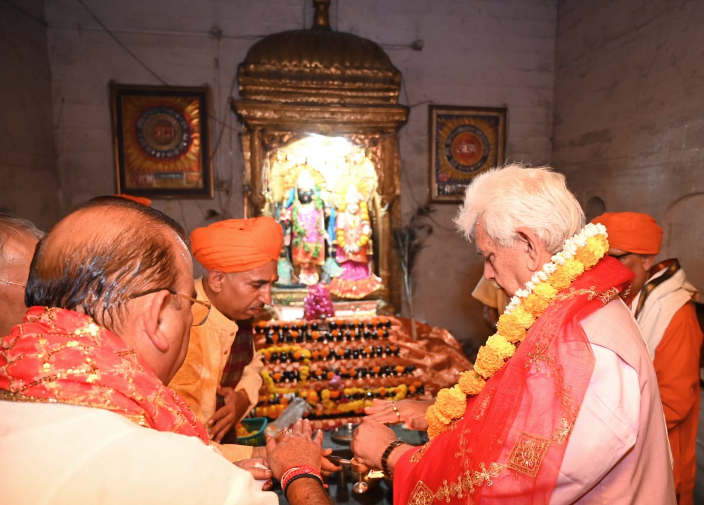 'Lt Governor lays foundation stone for renovation and restoration of heritage sites at Purmandal, Uttervehini'