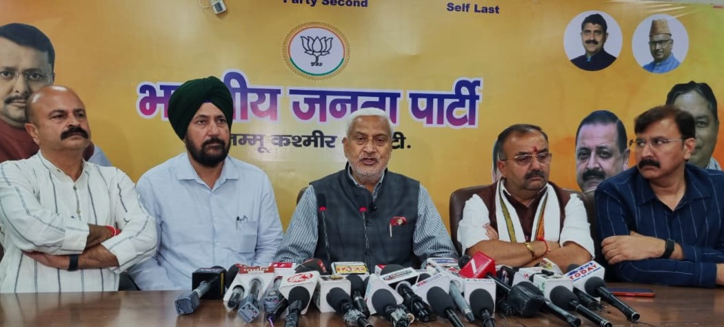 'NC-Congress Govt attempting to overrun its constitutional domain: Sham Sharma'
