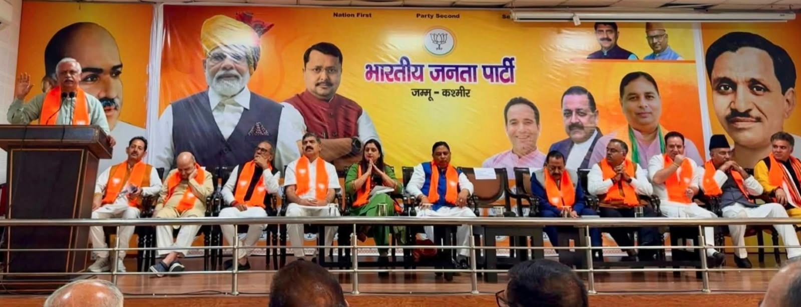 ' BL Santhosh addresses J&K BJP in  ‘Samman Samaroh’ to recognize services of Traun Chugh, Ashok Koul'