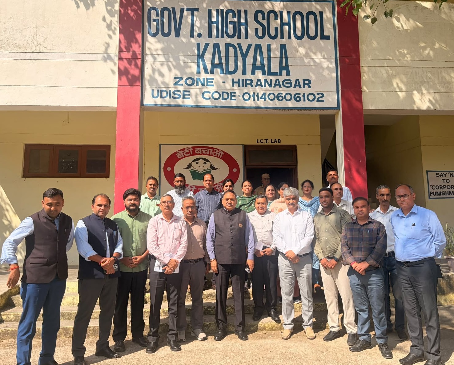 'Ram Niwas Sharma visits border schools in Kathua under Vibrant Village Programme'