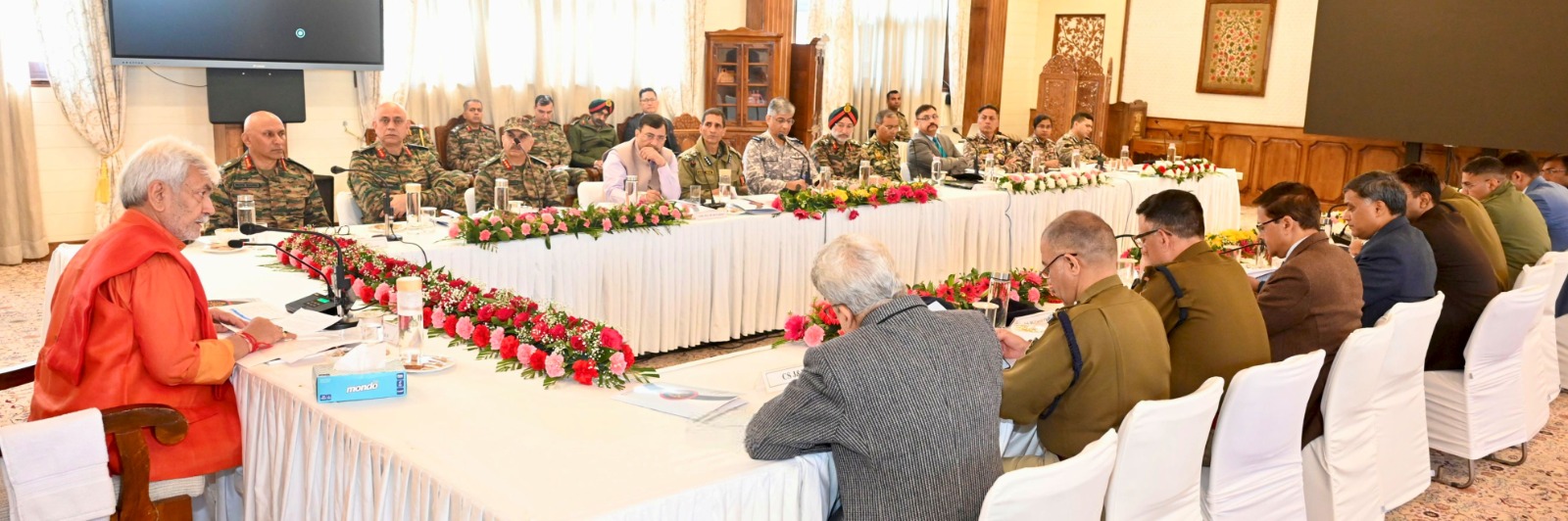 Lt Governor chairs Unified Headquarters  meeting,  reviews security scenario in J&K
