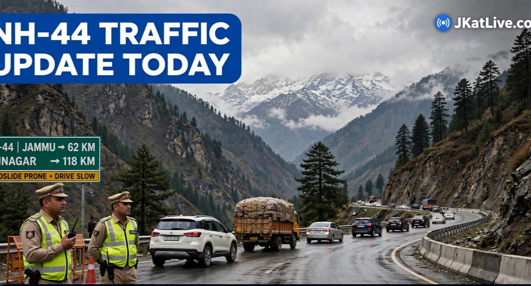 'Jammu-Srinagar Highway Traffic Plan For Sept 27'